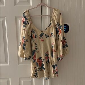 Free People Francesca Floral Mini Dress my